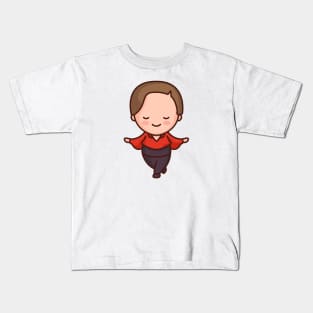 Cute Spanish Male Flamenco Dancer Kids T-Shirt